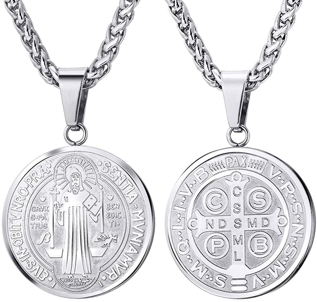 Catholic deals medallion necklace