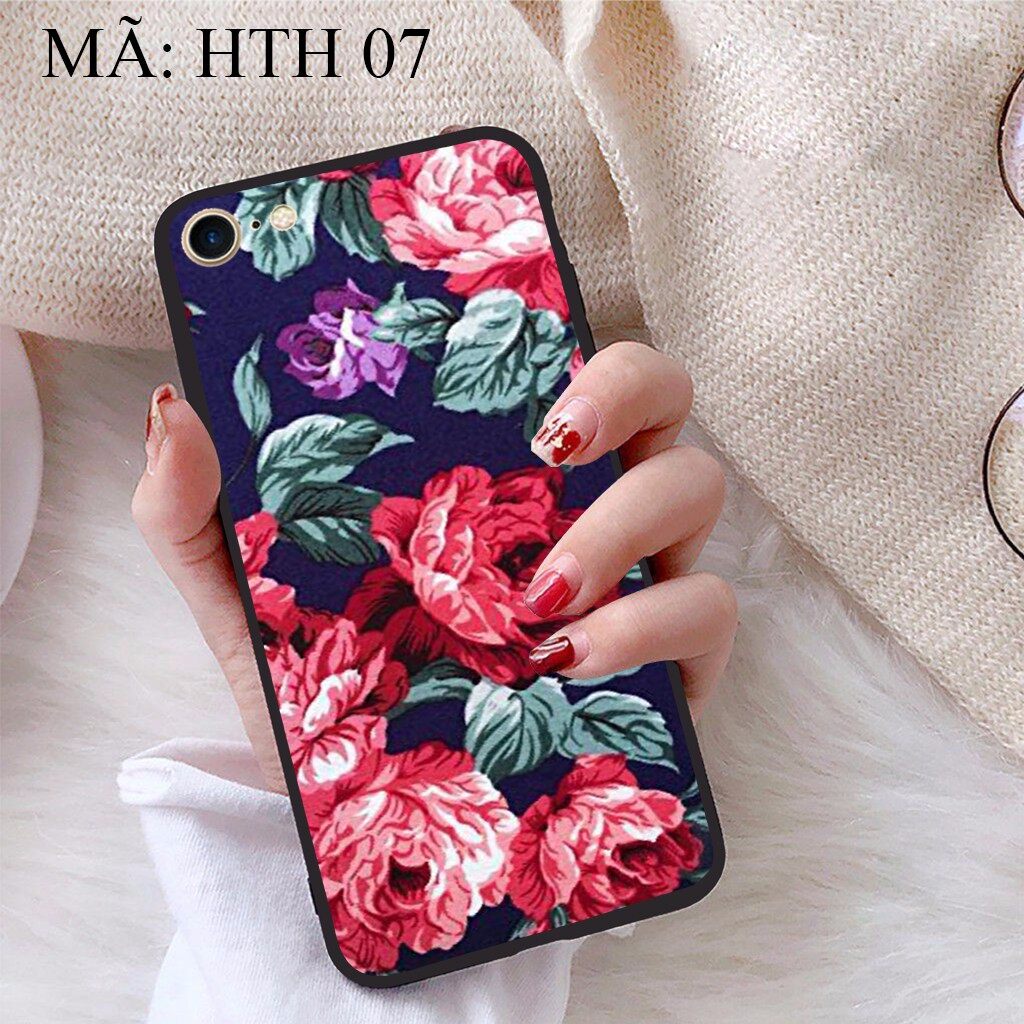 Ốp lưng iPhone 7 viền dẻo TPU BST Hoạ Tiết Hoa
