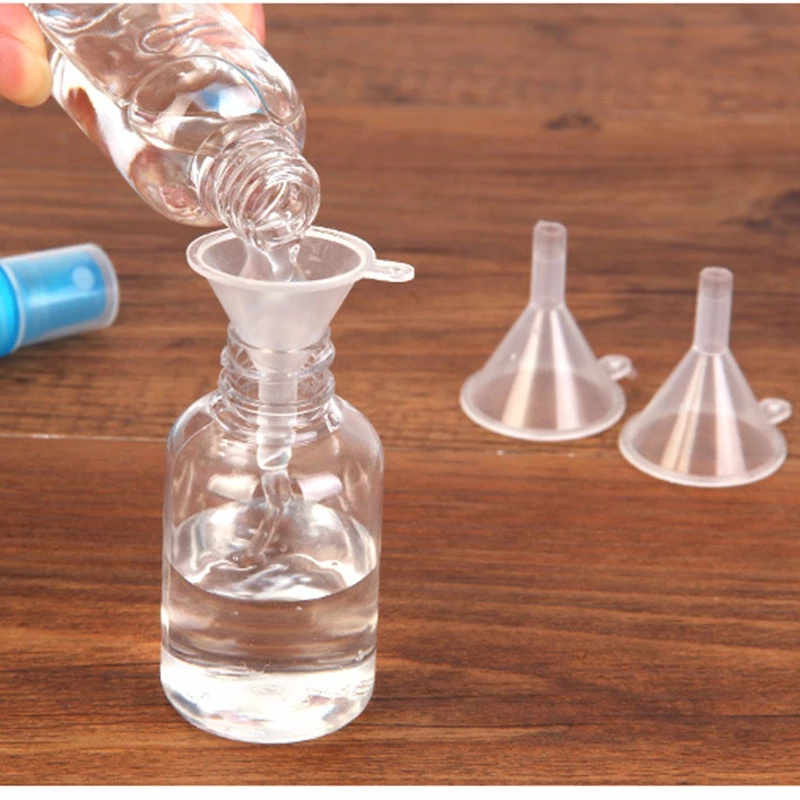 Mini Funnel Plastic Transparent 3/5cm Small Mouth Multi-Purpose Supplies Liquid Packaging Tools Laboratory Small Equipment
