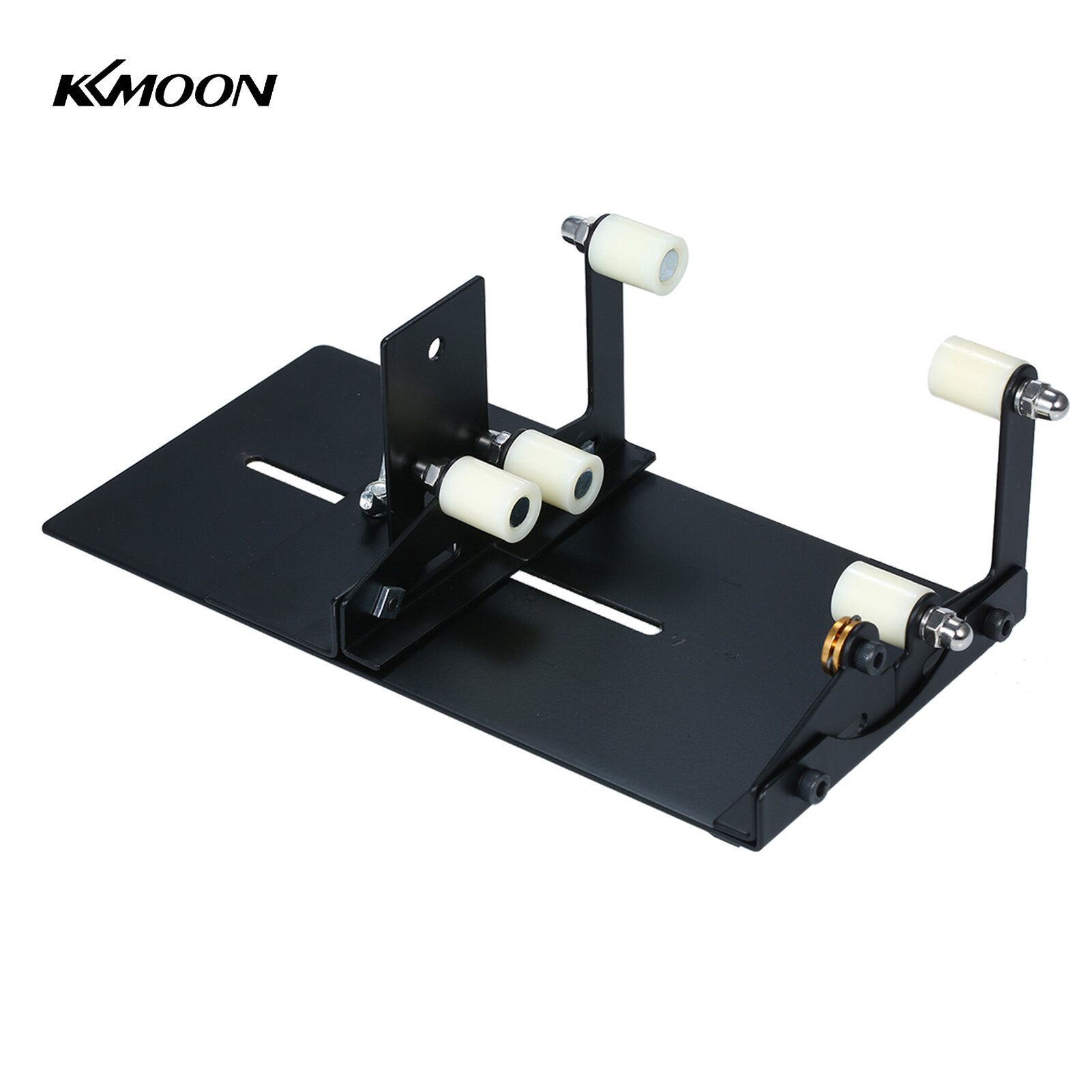 KKmoon 19PC Glass Bottle Upgrade Version Square and Round Wine Beer Glass Sculptures Cutter for DIY Glass Cutting Machine Metal Pad Bottle Holder