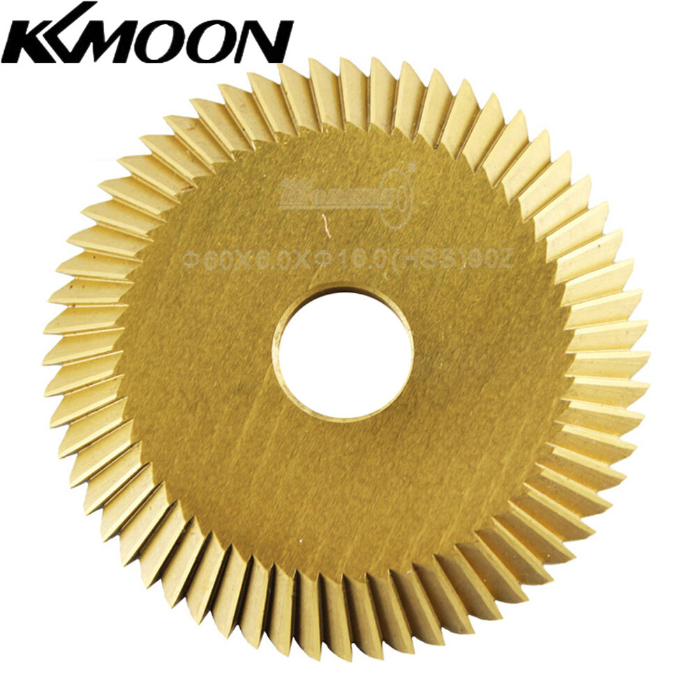 KKmoon High Speed Steel Cutting Saw Blade Key Cutting Machine Blade Key Duplication Machine Milling Cu-tter Key Cutting Blade Locksmith Tool