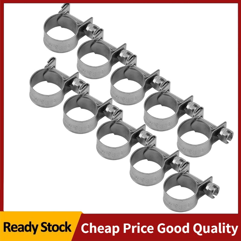 【COD】10pcs Car Clip Fuel Oil Water Hose Pipe Tube Clamp Fasteners (1315mm) globedealwin