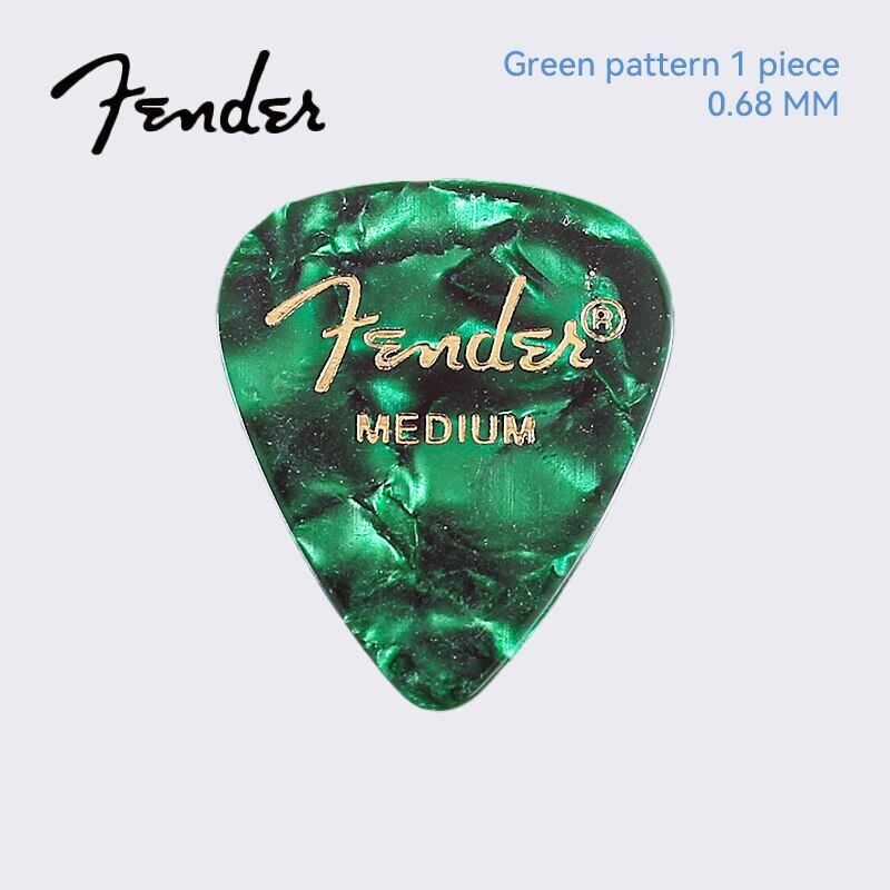 1pc Fender Celluloid Guitar Picks 0.46/0.68/1.00mm Mediator