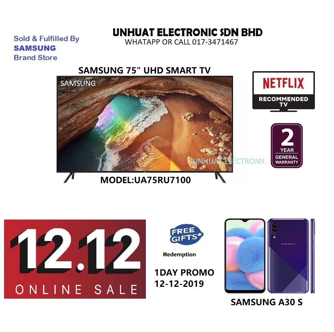 Samsung 75 Uhd 4k Smart Tv Ua75ru7100kxxm Series 7 Lazada