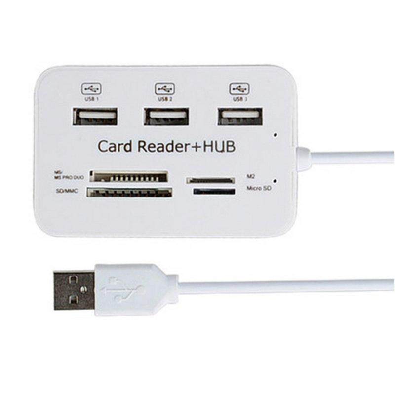Super Deals USB Hub 3.0 Combo USB Splitter High Speed Type C Hub SD/TF Card Reader