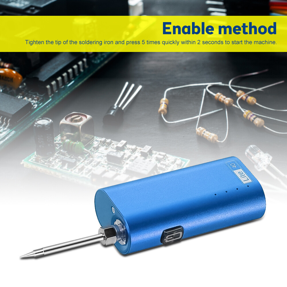 Mỏ Hàn Pin Giao Diện 510 Mỏ Hàn Điện Cầm Tay Sạc USB Không Dây Mỏ Hàn Điện 40W Bảo Trì Hàn Gia Dụng