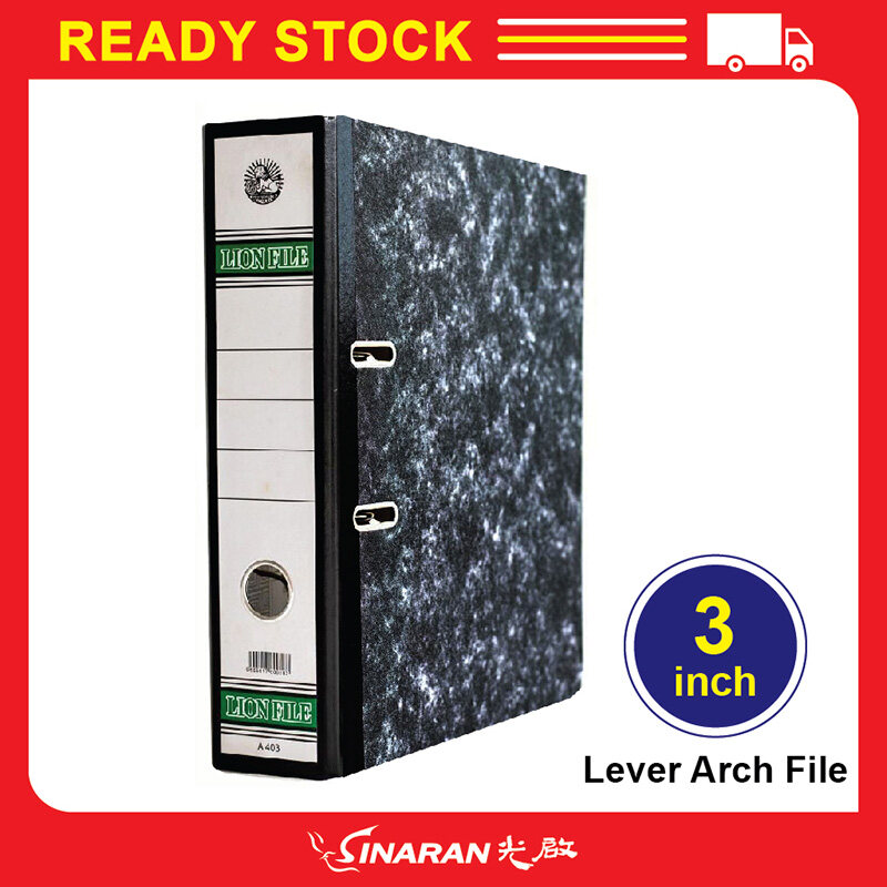 Lion/Abba/Option Lever Arch File : 3 inch | Lazada