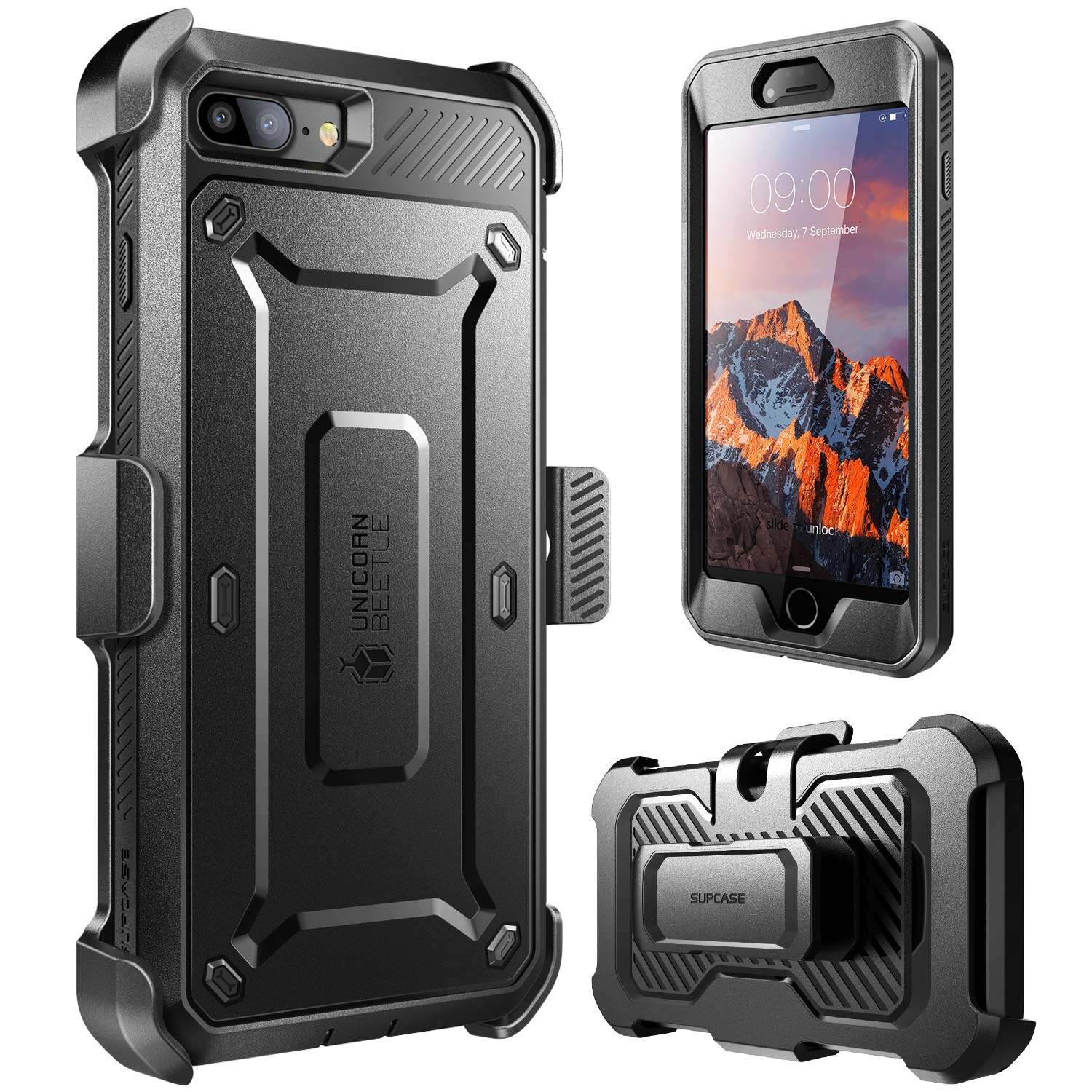 SUPCASE Ốp ubpro cho Apple iPhone 11/iPhone 11 Pro/iPhone x/xs/iPhone 7/8/Iphone 7/8 Plus ốp chắc chắn toàn thân (màu đen)
