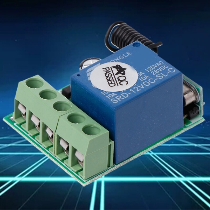 433 Mhz Wireless Remote Control Switch DC 12V 1CH relay 433Mhz Receiver Module For learning code Transmitter Remote