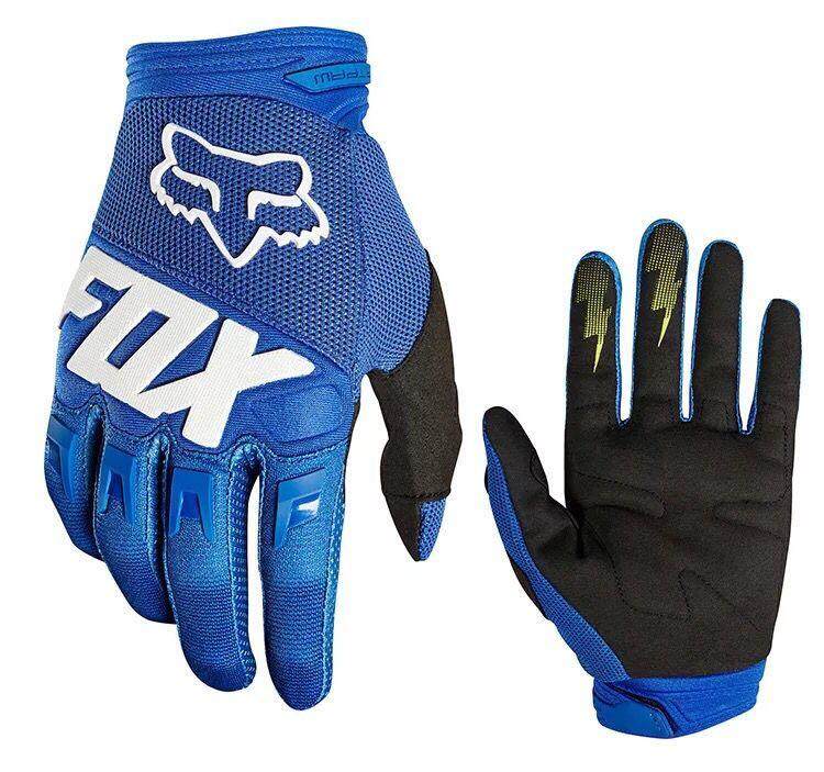 Breathable Fox Full Finger Cycling Gloves Racing MTB Offroad Motocross Dirtbike