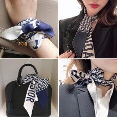 ✨Nơi✨ Thiết Kế Hàn Quốc Khăn Quàng Cổ Mỏng Chòm Sao In Cho Phụ Nữ Khăn Lụa Có Tay Cầm Nhỏ Ruy Băng Băng đeo đầu Cho Nữ Và Khăn Quấn Cho Phụ Nữ WJ1084