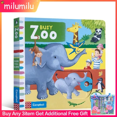 Original Children Popular Books Busy Zoo Board book Colouring English Activity Picture Book for Kids