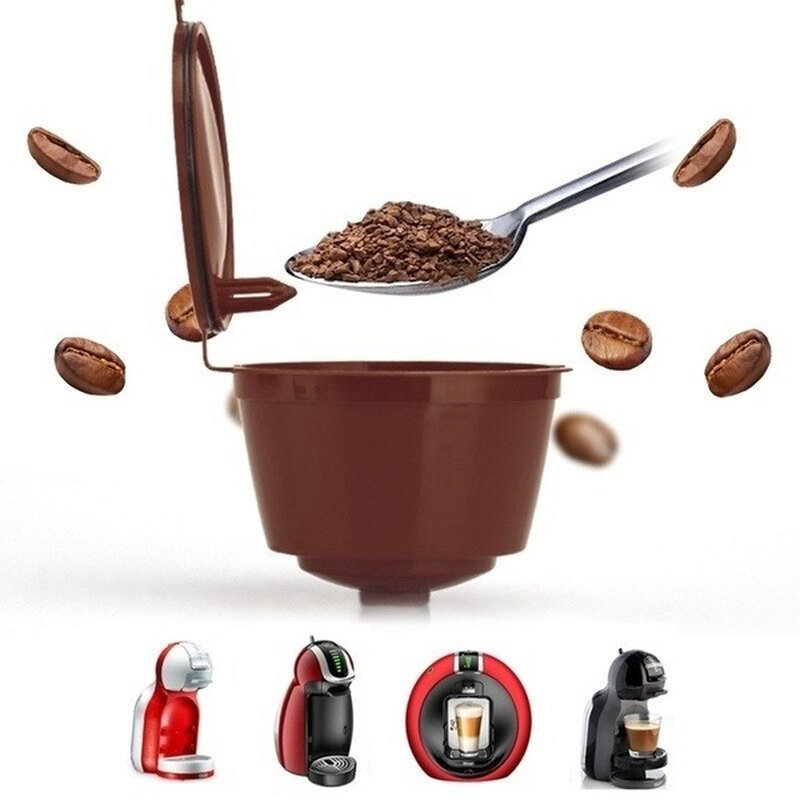 Cốc lọc cà phê viên Nescafe tái sử dụng tương thích với máy pha cà phê Dolce Gusto - INTL