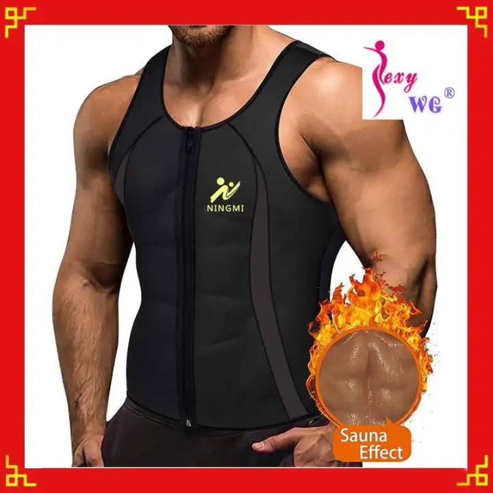 sauna men's suit vest