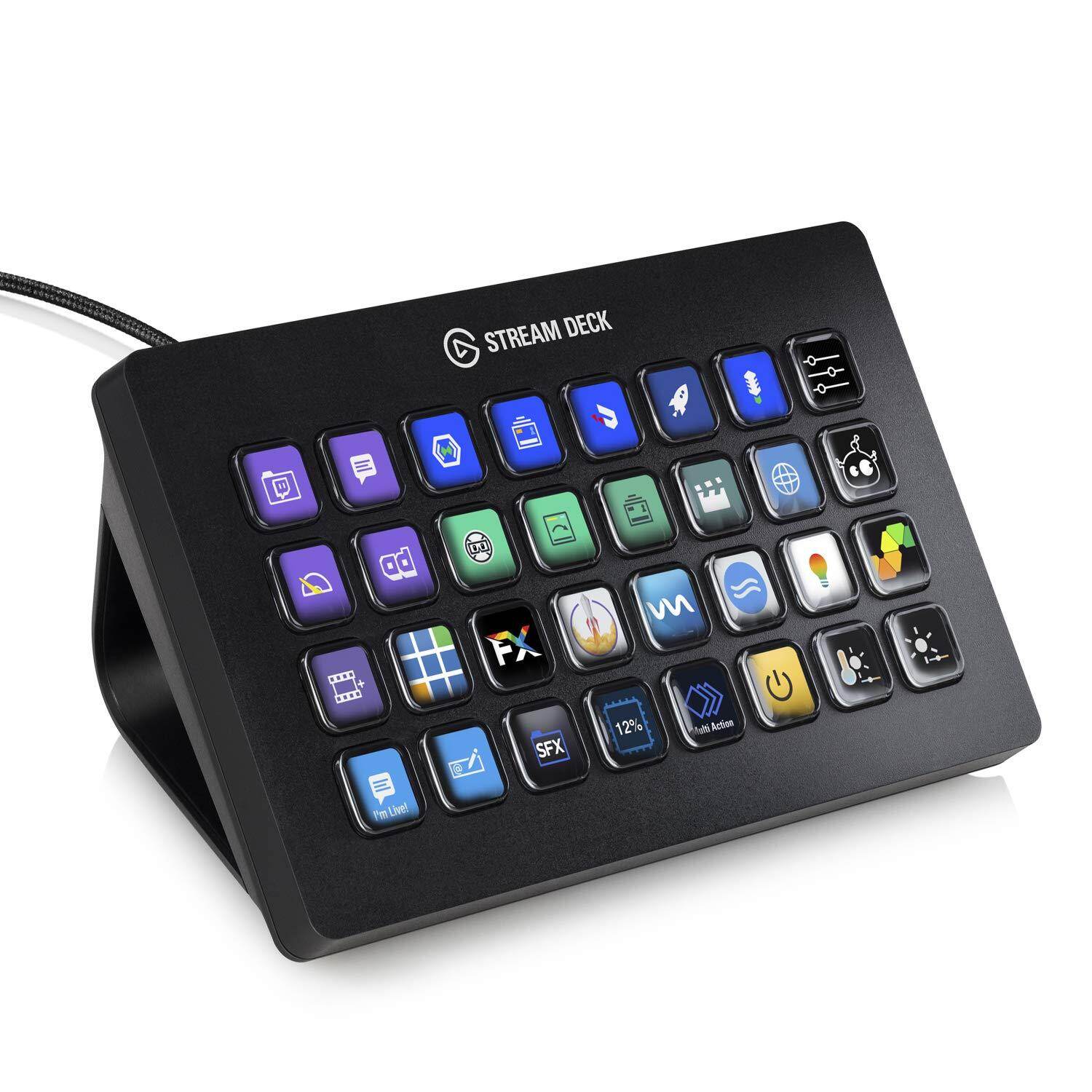 Elgato Stream Deck Xl Evolve Your Content Advanced Stream Control With 32 Customizable Lcd Keys For Windows 10 And Macos 10 13 Or Later Lazada