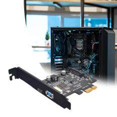Freneci PCI-E để USB 3.1 Gen2 10 Gbps Loại C bo mạch mở rộng cho máy tính PC 1X