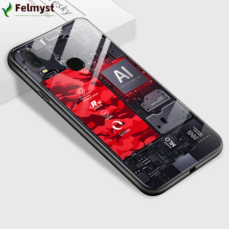 cellphone case For Samsung Galaxy S20 FE Technology Circuit Board Explorer Exploration Theme Version Case Tempered Glass Back Cover Casing