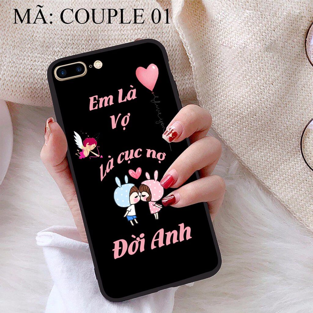 Ốp lưng iPhone 7 Plus viền dẻo TPU BST Ốp cặp