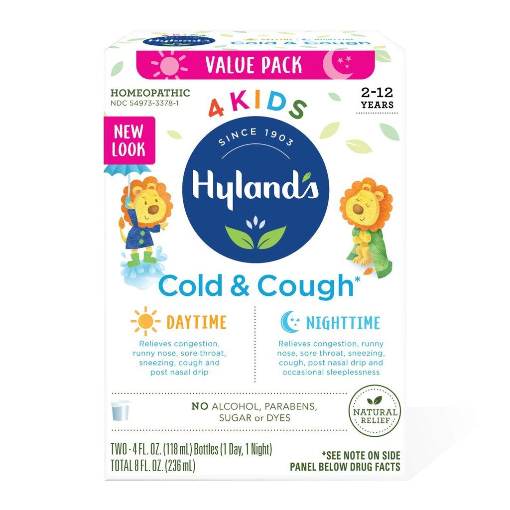 (Hộp méo vỏ, tách set) Bill Mỹ - Hyland's Baby Cold and Cough Syrup ho khan
