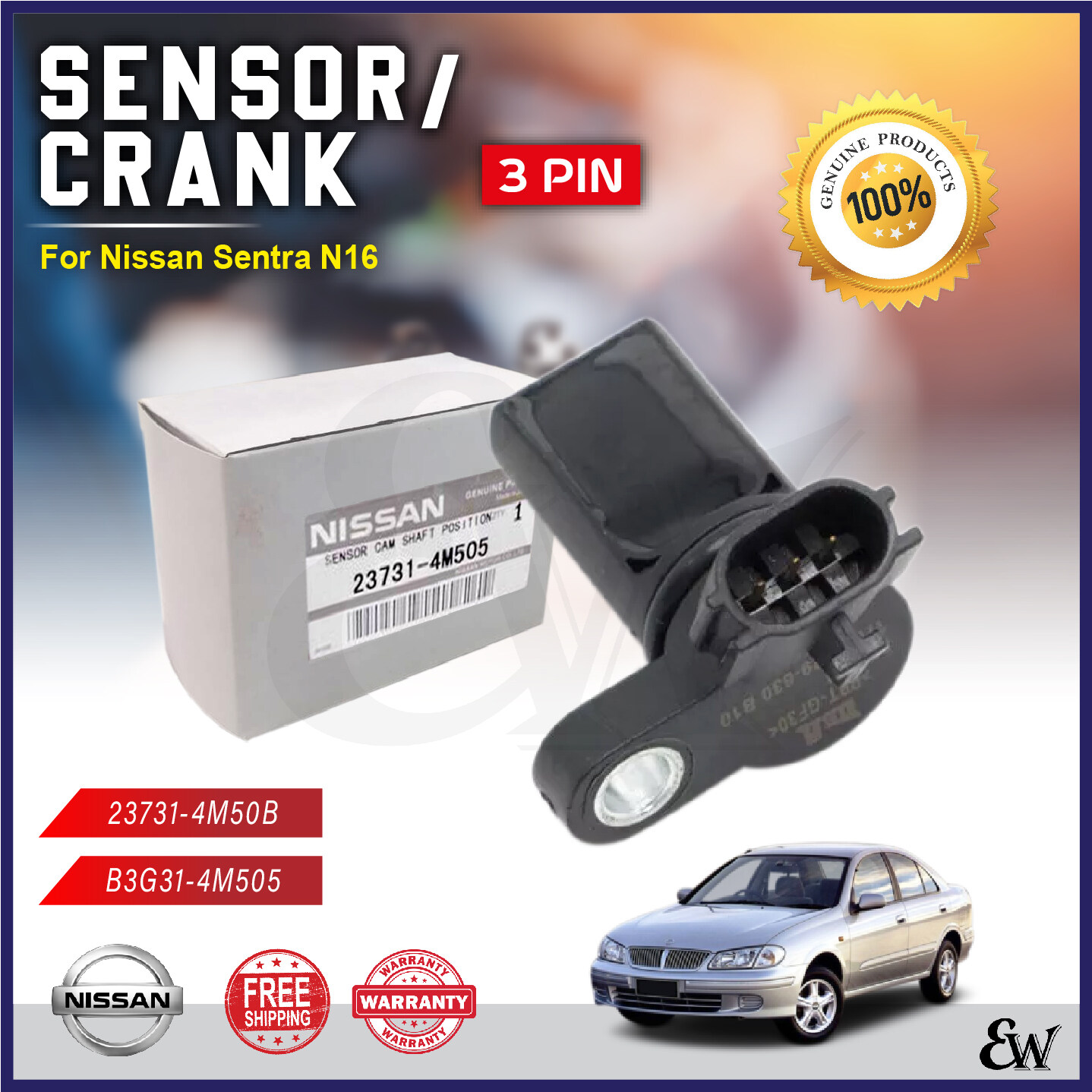 crank sensor nissan sentra n16