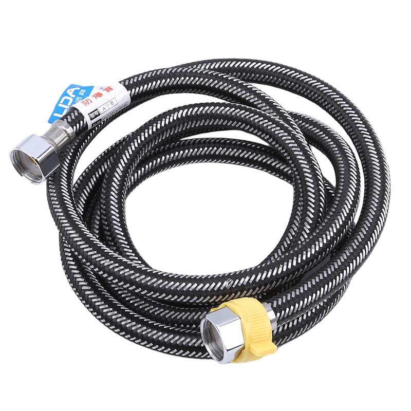 Shower Hose Stainless Steel Faucet Water Plumbing Pipe Hoses Bathroom Kitchen Sink Hot Cold