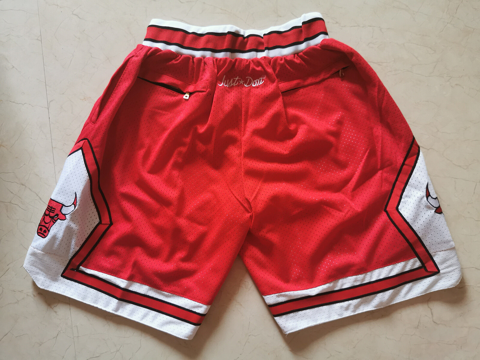 just don bulls shorts red