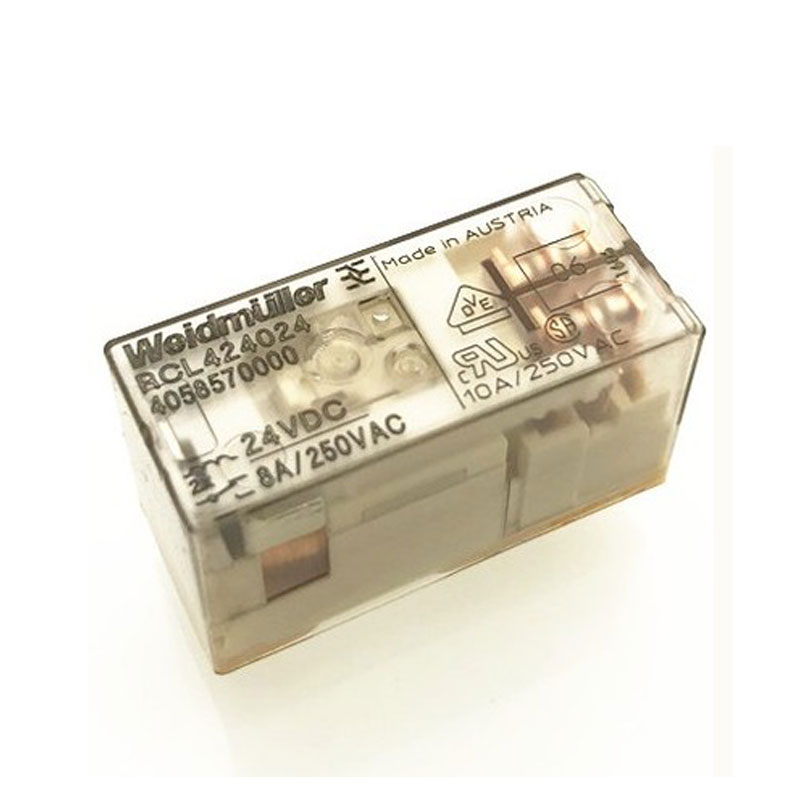 Weidmuller RCL424024 Power Relay – 24VDC, 8 Pins, 10A 250VAC, Industrial General Purpose