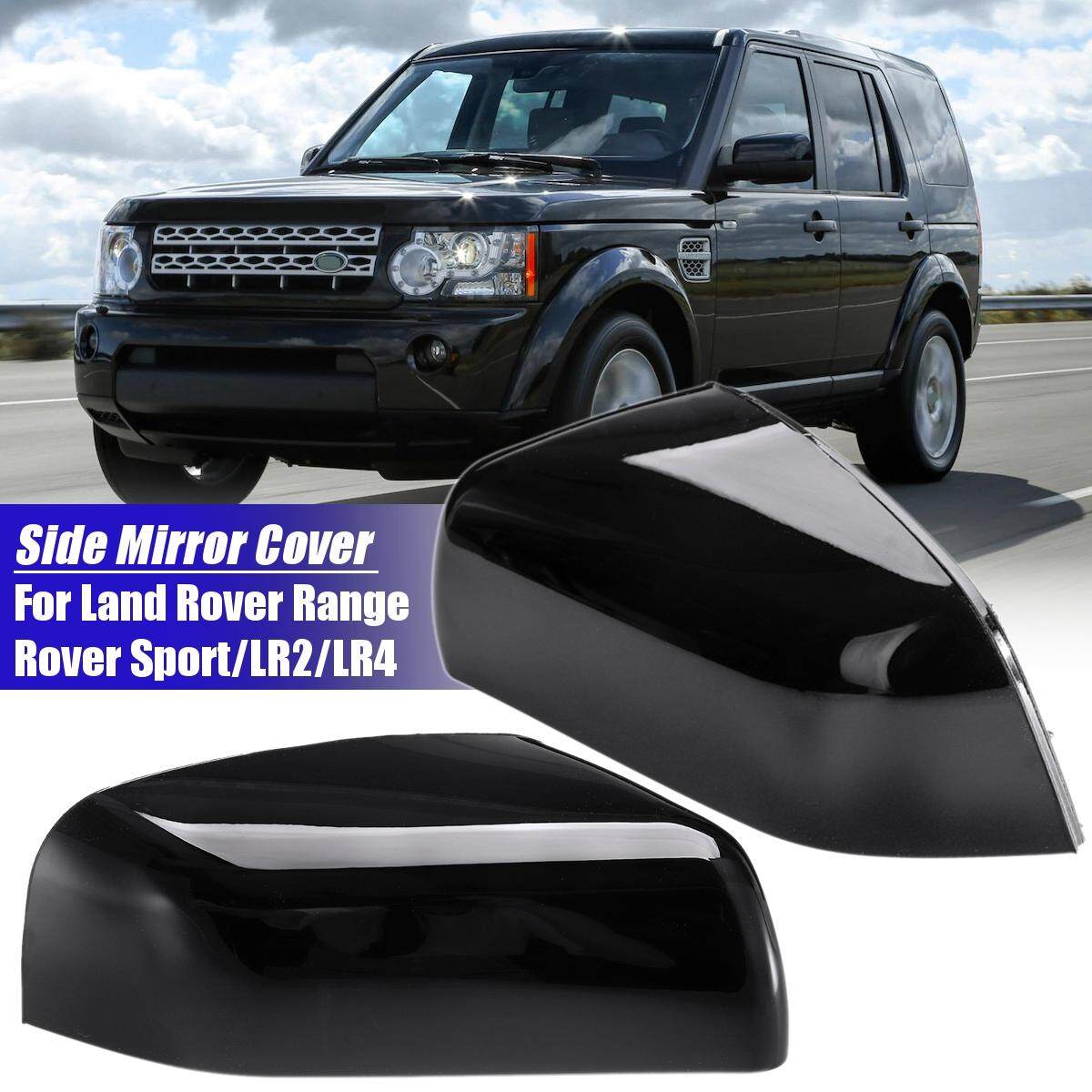 Pasangan Hitam Glossy Sarung Kaca Spion untuk Land Rover Range Rover Sport/LR2/LR4