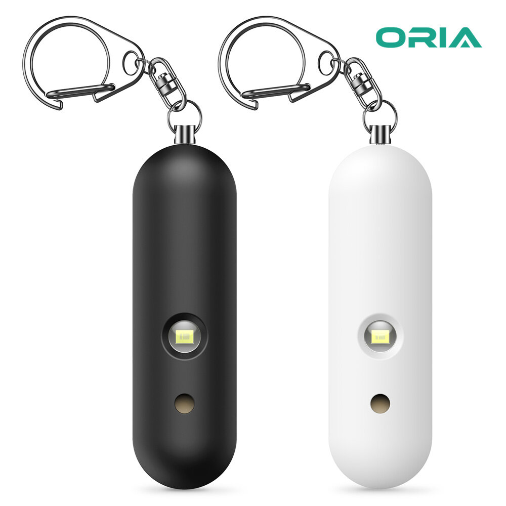 USB Rechargeable Personal Alarm Safesound Security Alarms for Women 130 db Loud Siren Song Alarm Keychain for Women with Bright LED Lights Emergency Self Defense for Kids & Elderly 