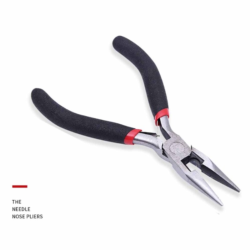4.5 Inch Toothless Needle Plier / Top Cutting Plier Zipper Repair Replacement Zipper Installation Tools for Bags Tents Luggage Sleeping Bag Jacket Outdoor