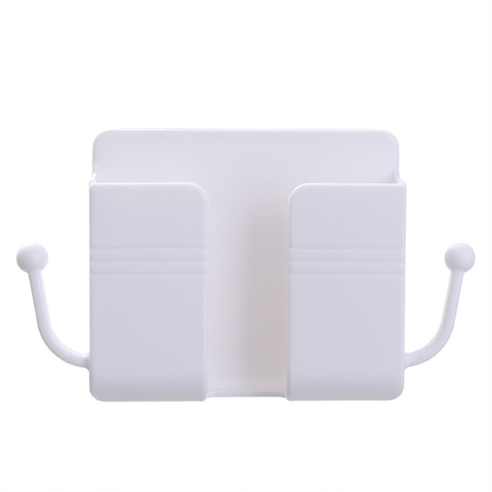 Beautybigbanggiá đỡ điện thoại hộp đựng sắp xếp treo tường giá gắn tường phích cắm điện thoại di động gắn điều khiển từ xa, giá đỡ sạc đa năng