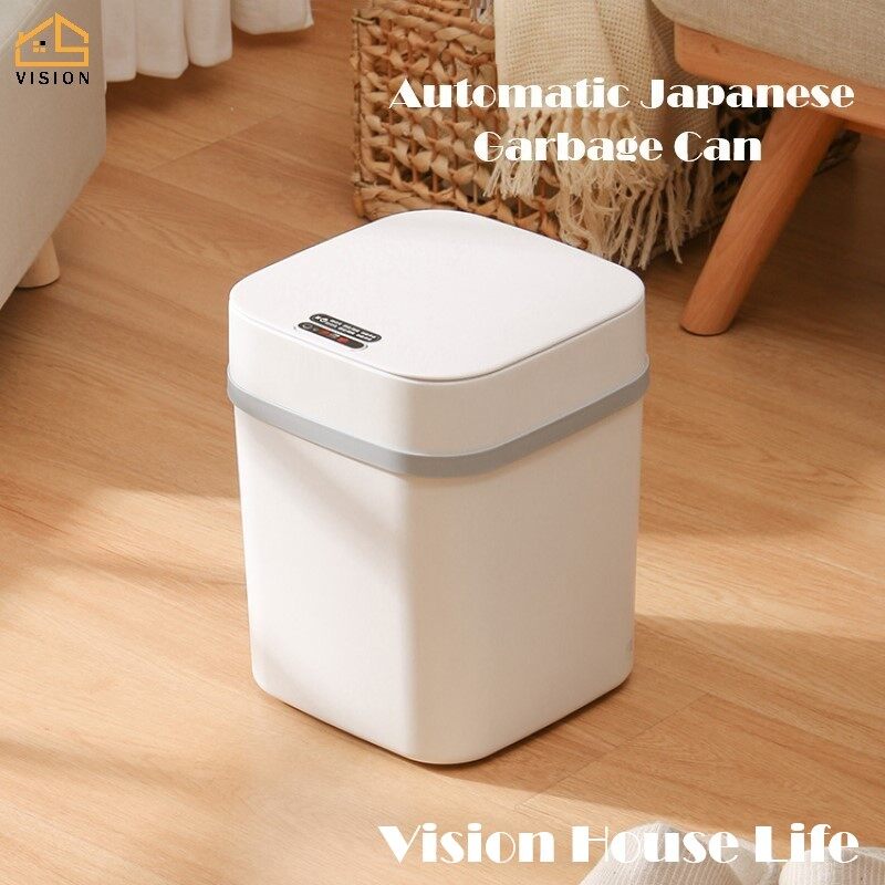 Thùng Rác Tự Động Cảm Ứng Thông Minh Tầm Nhìn Thùng Rác Thông Minh Không Chạm, Thùng Rác Cảm Biến Tự Động Cảm Biến Thông Minh Thùng Rác Phòng Ngủ Phòng Khách Gia Đình, Lưu Trữ Thùng Rác Nhà Bếp Thùng