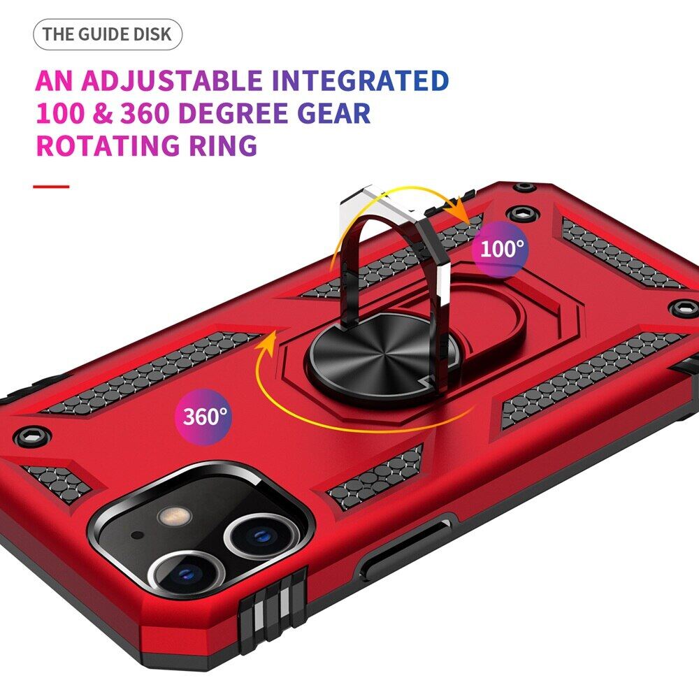 Ốp Chống Sốc KEYSION Ốp Lưng Điện Thoại Bảo Vệ Nặng Có Giá Đỡ Nhẫn Cho iPhone 11 Pro Max Dành Cho iPhone 12 Mini 12 Pro Max SE 2020 Mới