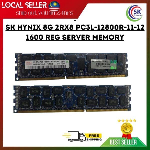 Hynix 8gb 2rx4 Pc3l 10600r 9 11 E2 SK Hynix 8GB 2RX4 PC3L-12800R-11-11-E2 1600 REG Server Memory[USED