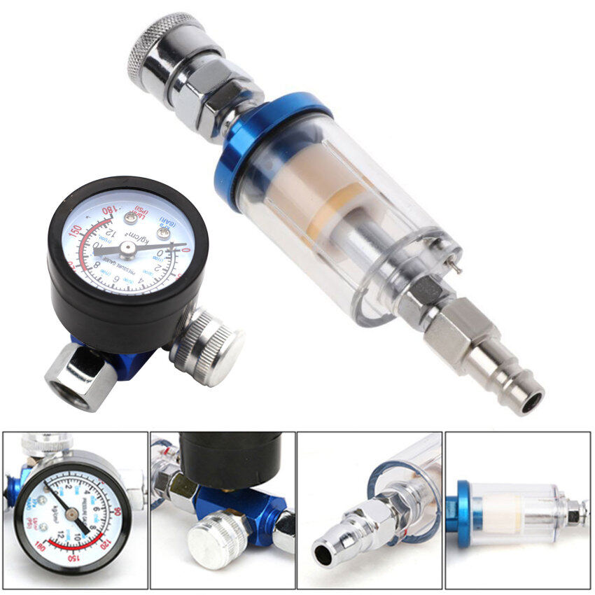 Bộ Lọc Tách Dầu Nước Nội Tuyến 1/4, Cho Máy Nén Phun Sơn Công Cụ