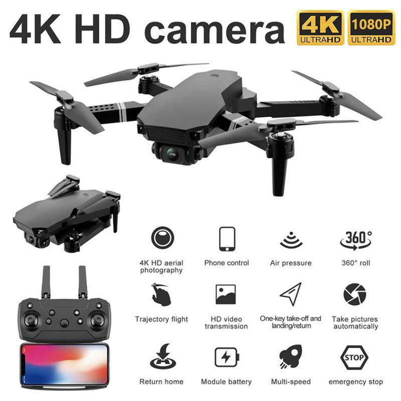 E58 Drone Pro, Máy Bay Không Người Lái Camera Góc Rộng 4K HD Máy Bay Không Người Lái FPV Truyền Dẫn Thời Gian Thực WiFi 1080P Thực Hiện Theo Không Thấm Nước Bay Không Người Lái Máy Ảnh