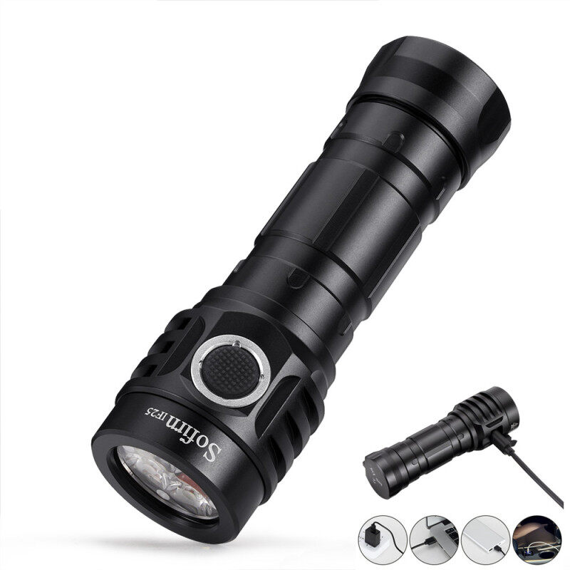 Sofirn IF25A BLF Anduril Đèn pin LED ánh sáng 4000LM, đèn sạc 21700 4*SST20 - INTL