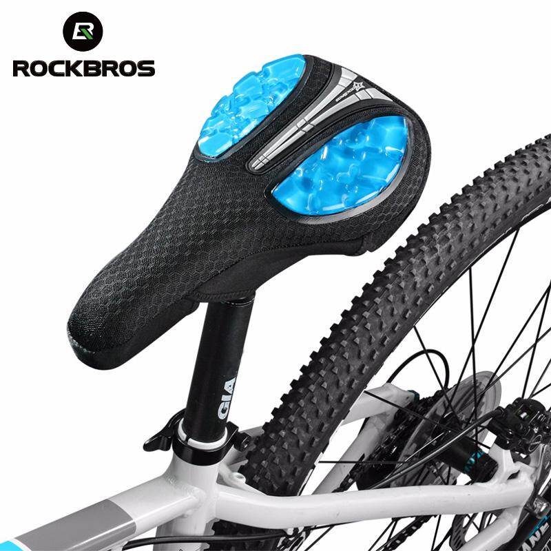 ROCKBROS Bicycle Liquid Silicone Front Saddle Cover Mountain MTB Road Bike Soft Sponge Gel Cushion Saddle Seat Bicycle Parts