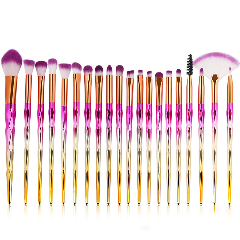 【LuckShops】20pcs Set Makeup Brush Set Makeup Brushes Kit Tools Professional Makeup Makeup Brushes Eyes Brush