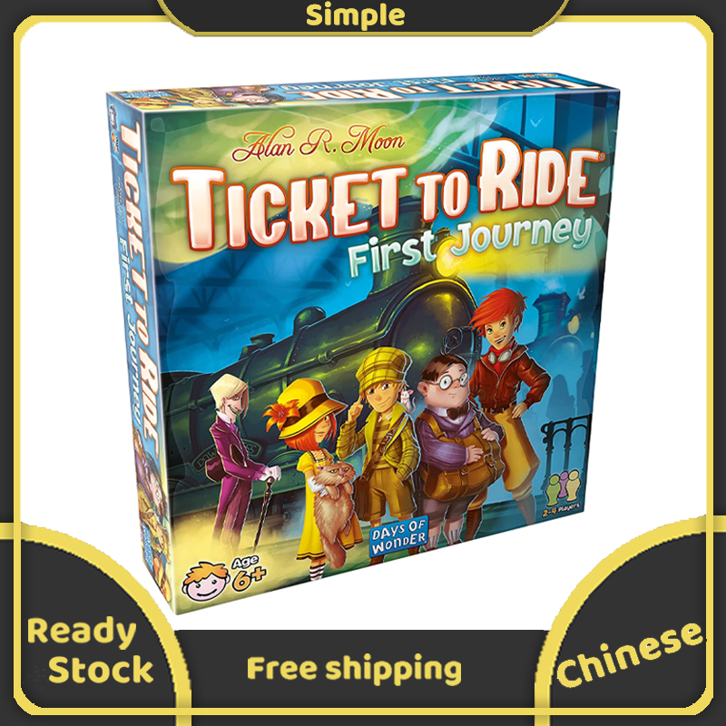 Ticket to Ride Board Game A Cross-Country Train Adventure for Friends and Family