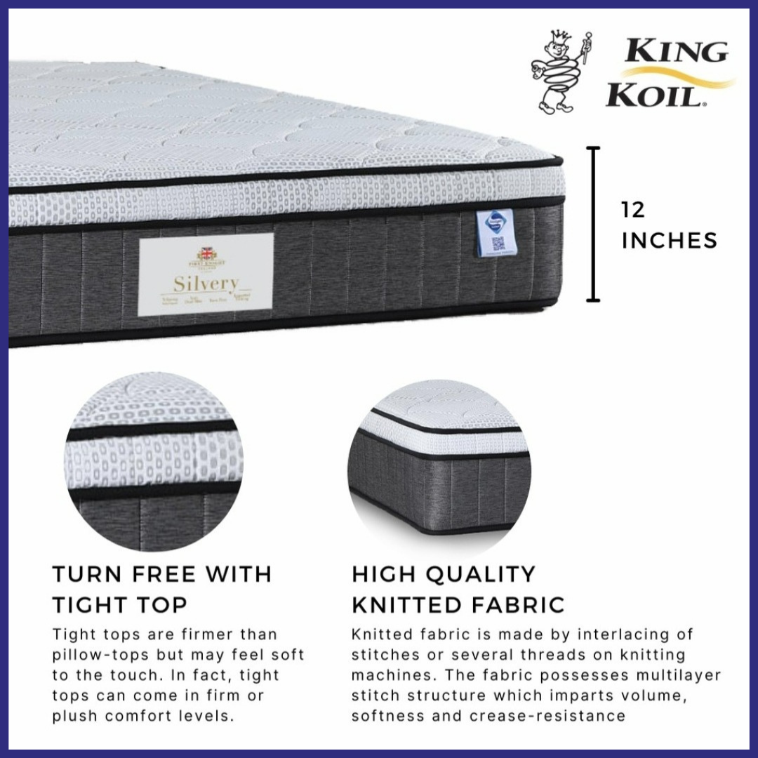 King koil store silvery mattress