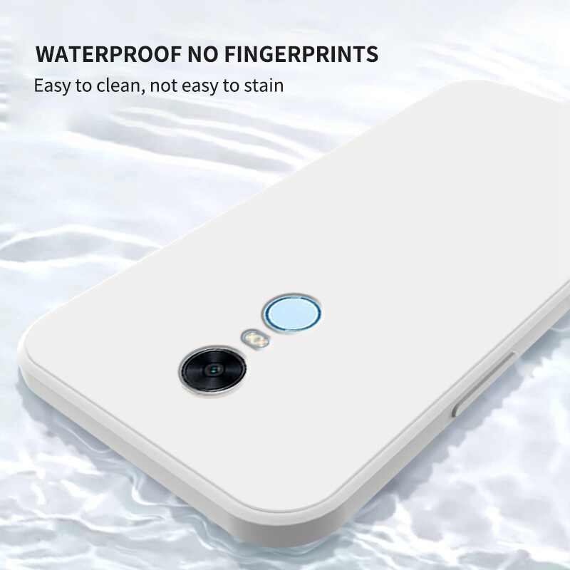 YBD case For Xiaomi Redmi 5 Plus Accurate camera hole protection Casing ,Thin Soft Liquid Silicone Cover Candy Color Cases with free phone Lanyard