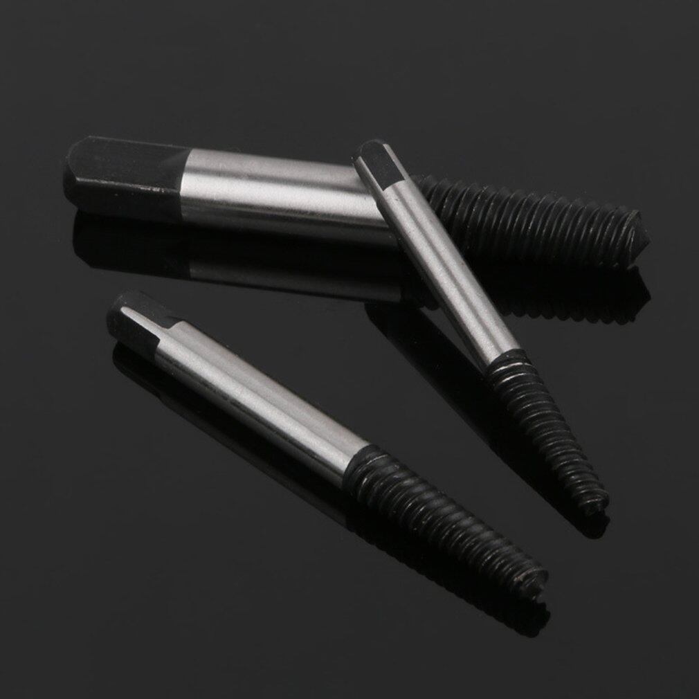 6PCS Damaged Screw Extractor Drill Bit Set Broken Bolt Remover Threading Hand Tools Kit With Box Hex Shank Alloy Steel