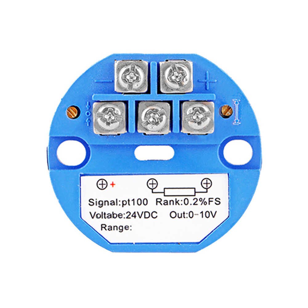 PT100 Temperature Sensor Temperature Transmitter Isolated Detector Module -40~ 120 Degree -4-20MA 24V