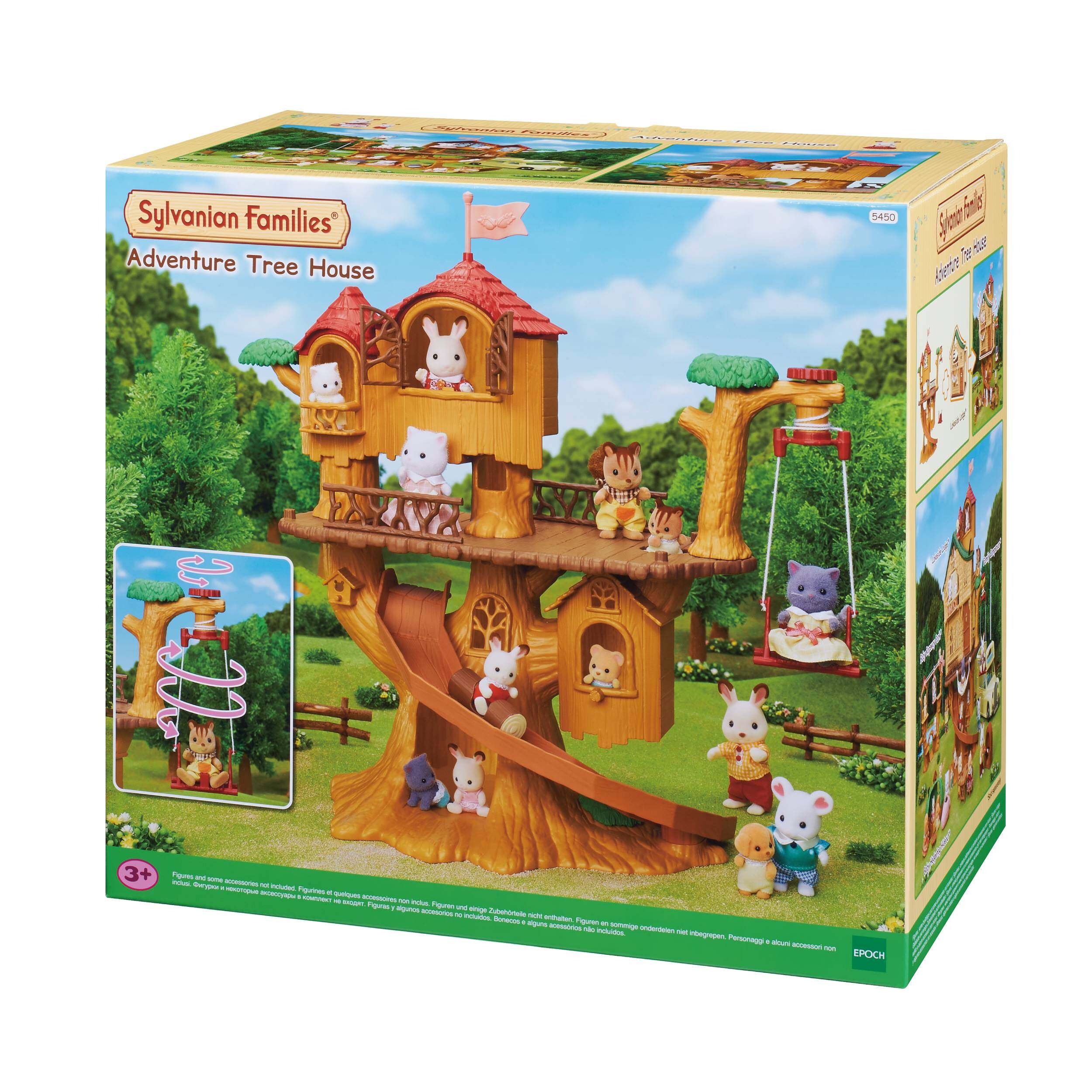 sylvanian families treehouse gift set