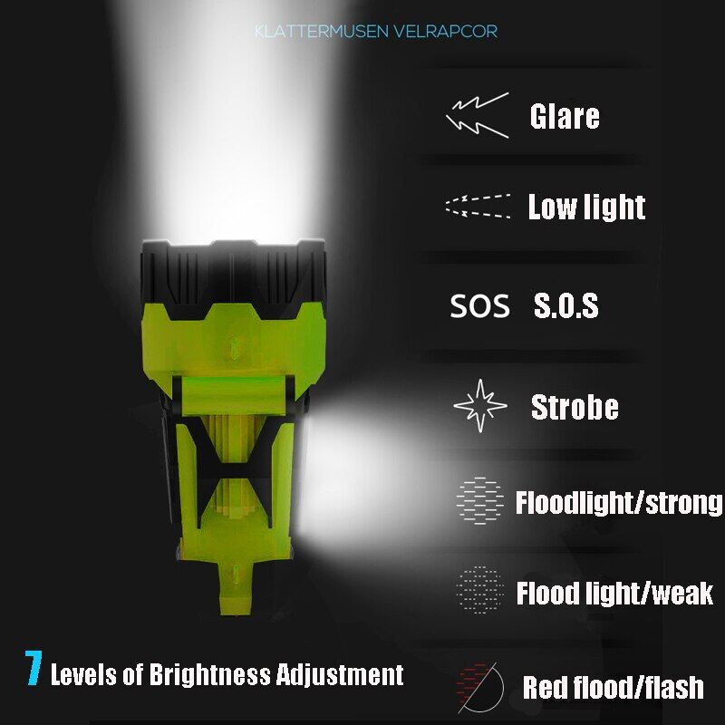 Touch Light High Power 800W Super Bright LED Waterproof Chargeable Searchlight Handheld Flashlight Work Light Spotlight Floodling