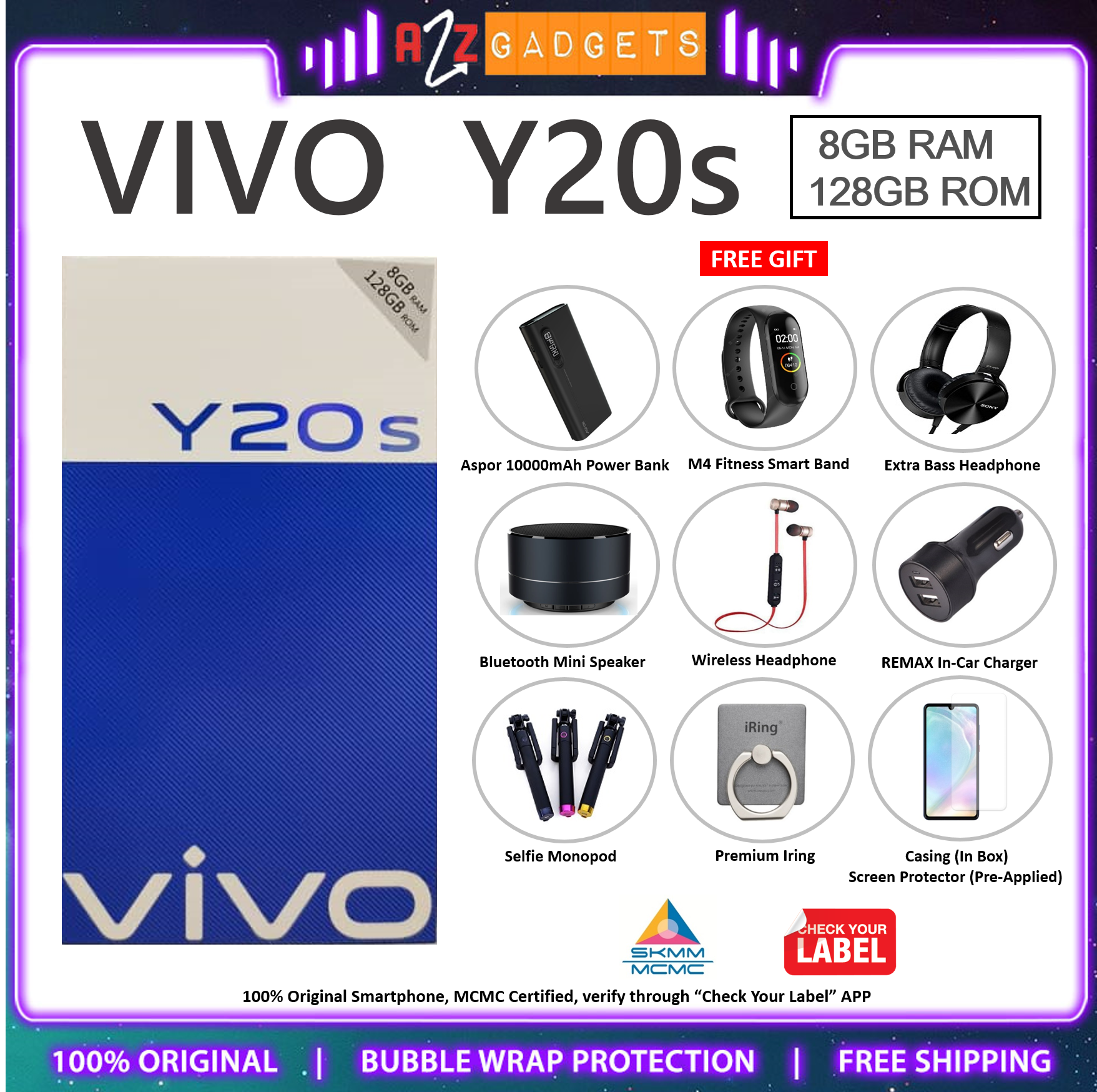 vivo Y20s Price in Malaysia & Specs - RM775 | TechNave