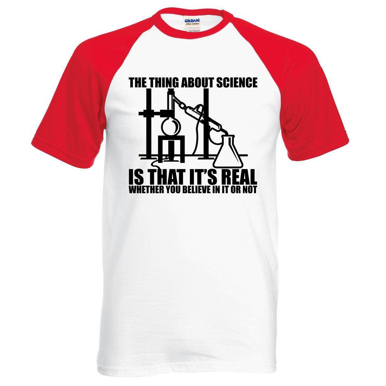 Aosikadult T Shirt Ini Adalah Ilmu-REAL Percaya atau Tidak Pria T Shirt 2019 Baru Musim Panas 100% Katun Kualitas Tinggi Kaus Ralgan Hipster