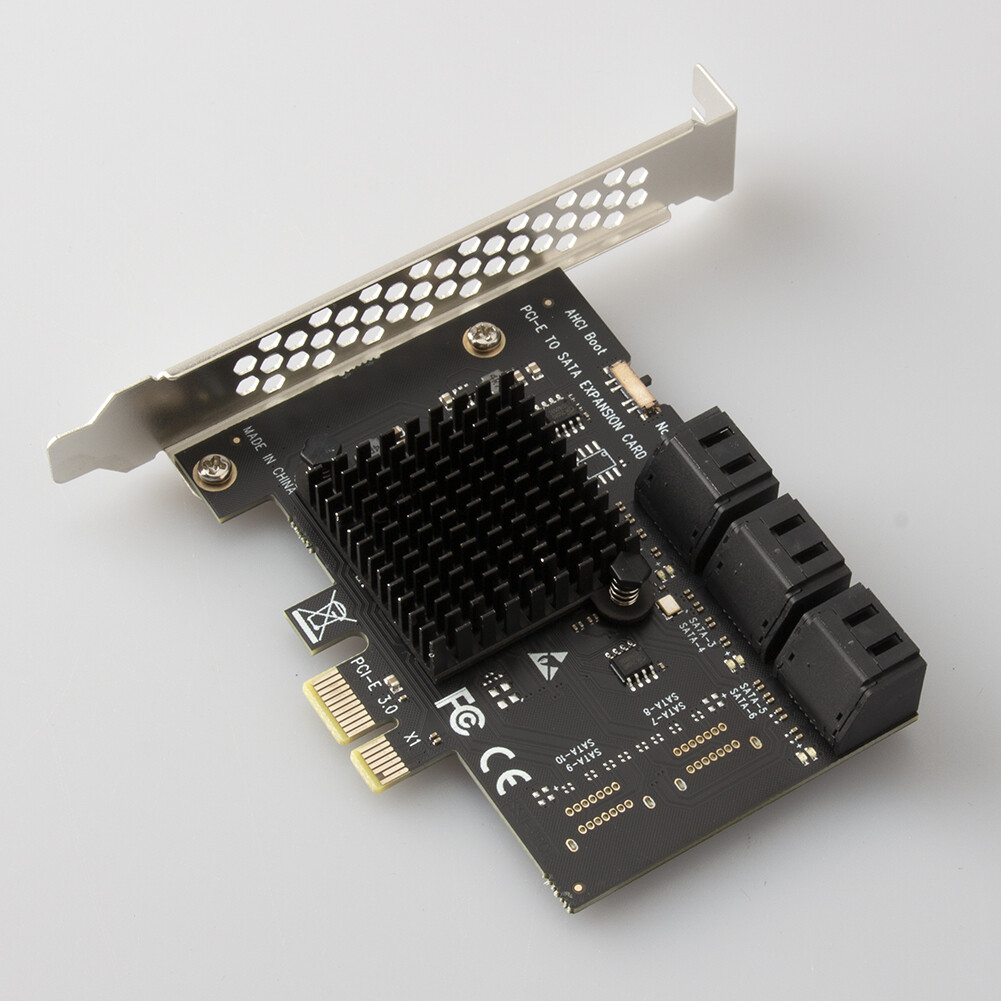 PCI-E 1X to SATA3.0 6 Port Extender PCI Express 6Gbps Desktop Computer Adapter