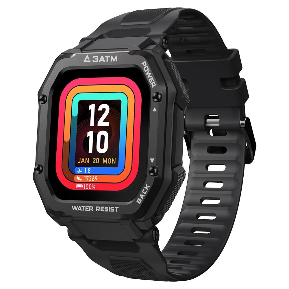 【ทนทานที่สุด】Smartwatch 2021  นาฬิกาสำหรับผู้ชายกีฬากลางแจ้งกันน้ำฟิตเนสติดตามความดันโลหิตสมาร์ทวอทช์